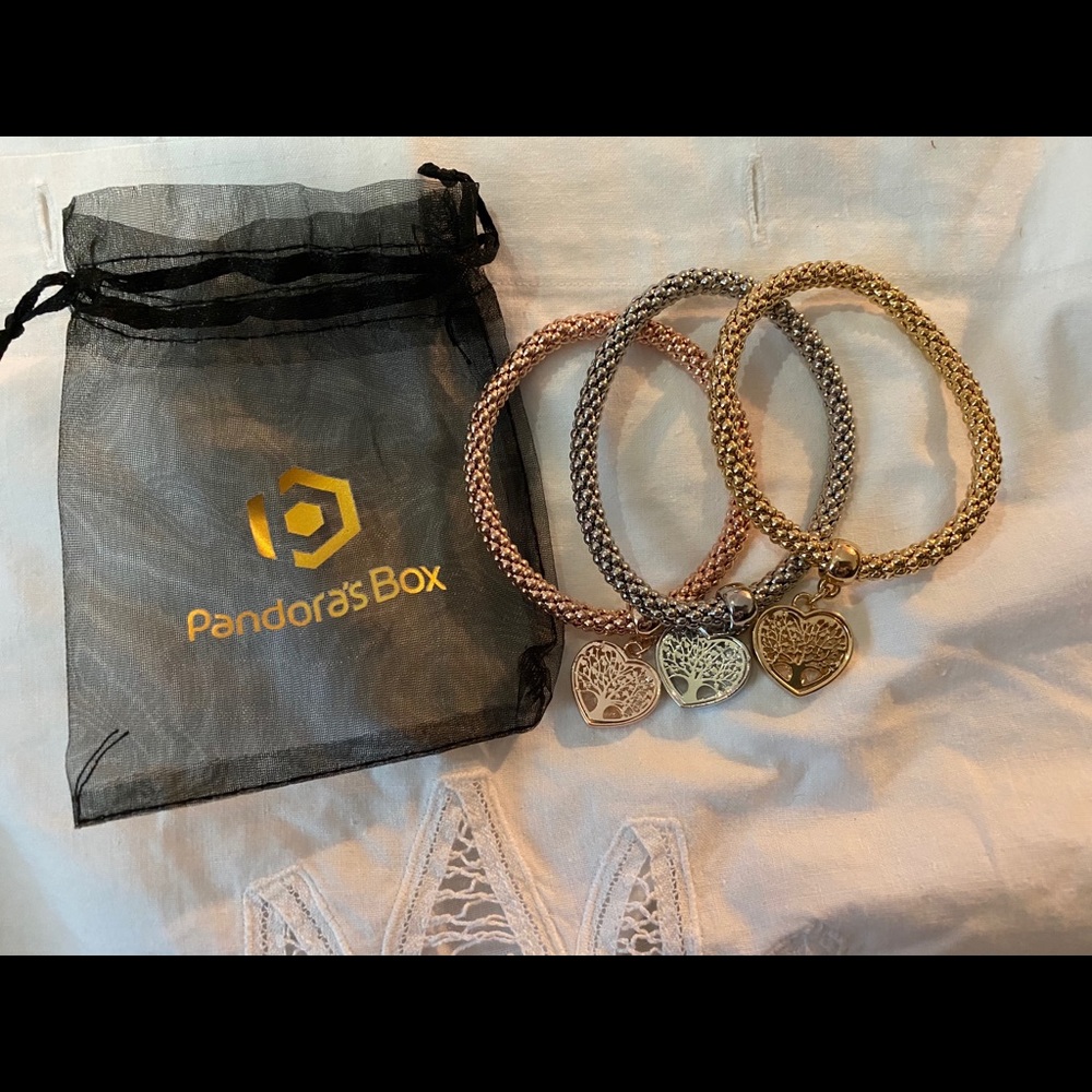 Tree of Life limited edition heart charm bracelets